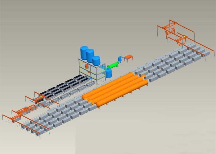 年产5万立方加气混凝土生产线
