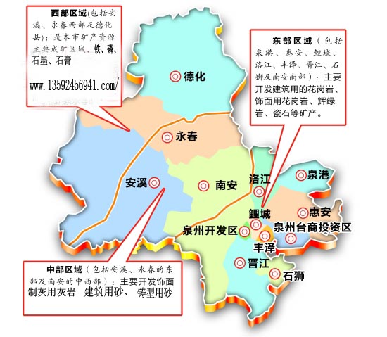 矿产资源分布图 矿产资源分布图